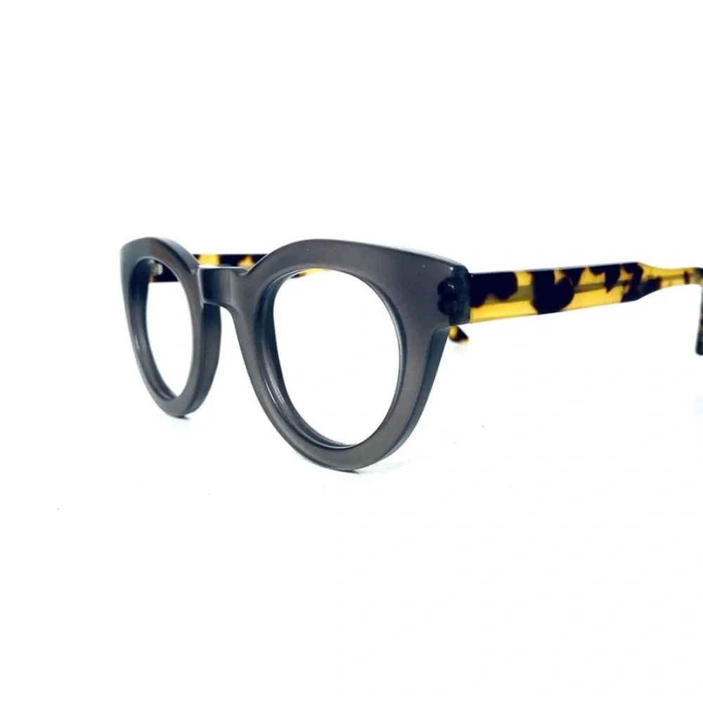 Women’s Gray and Tortoiseshell Round Glasses